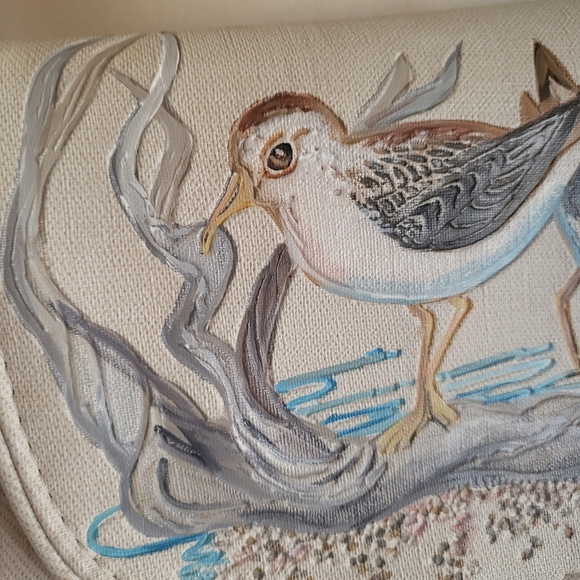 Vintage Painted Shoulder Bag - Picture 4 of 10